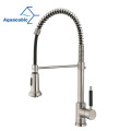 Aquacubic UPC WRAS Spring Pull Down swan stainless steel Kitchen Faucet